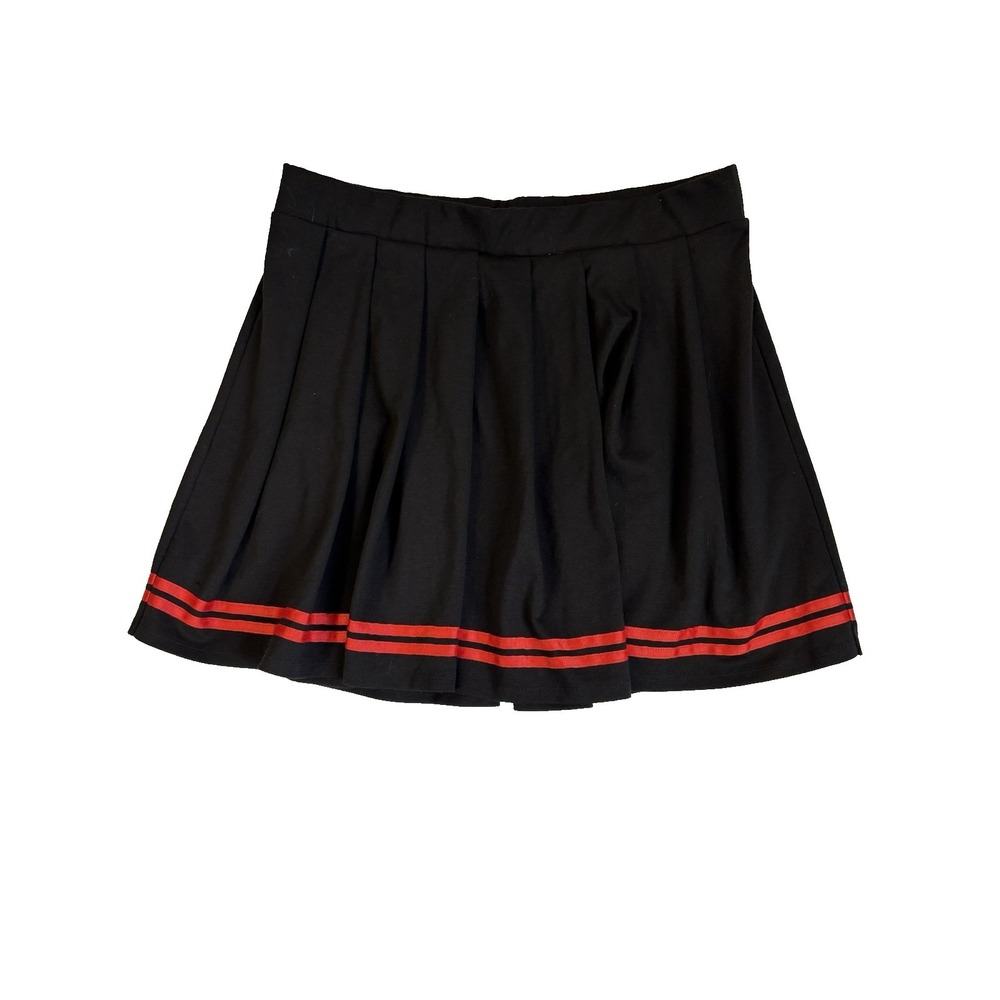 Wild Fable Women's 1X Black Pleated Mini Skirt Preppy Academia Dark Coquette